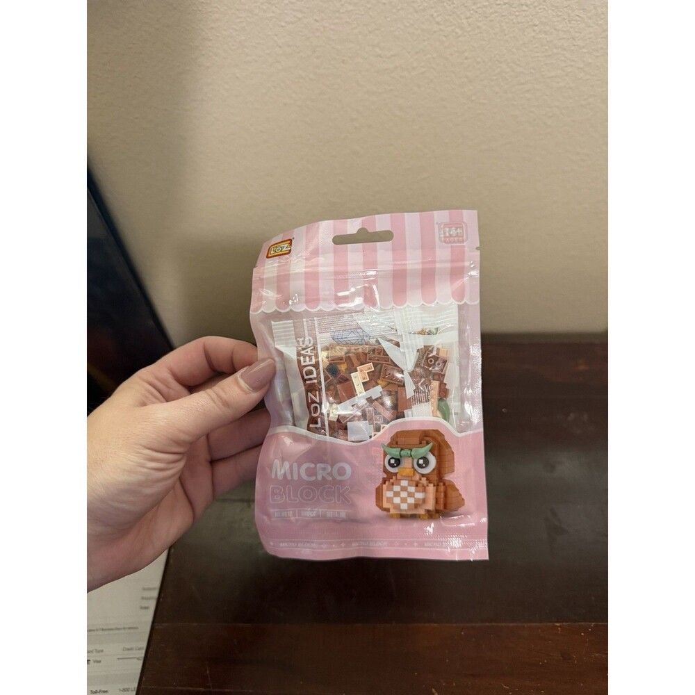 LOZ Micro Block Owl Figure 180 Pieces NWT No. 8612
